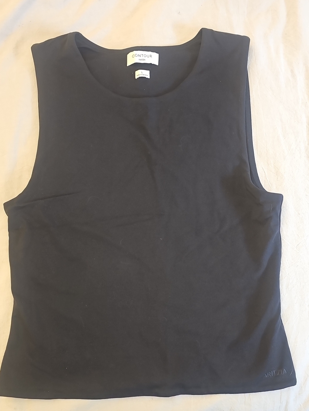 Aritzia Contour Sleeveless Tank Top - Black